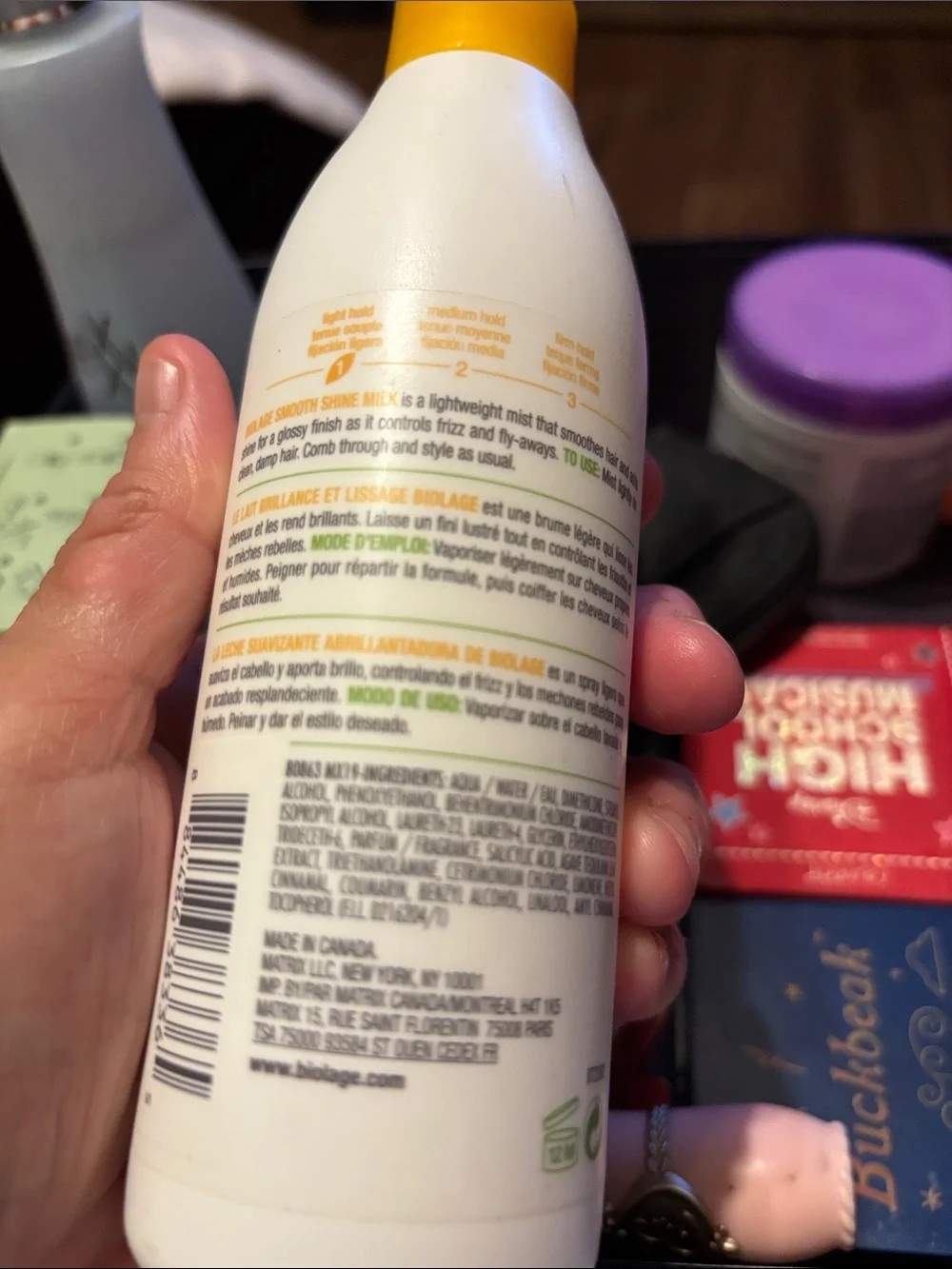 Biolage Smooth Shine Milk - Lightweight Shine Spray